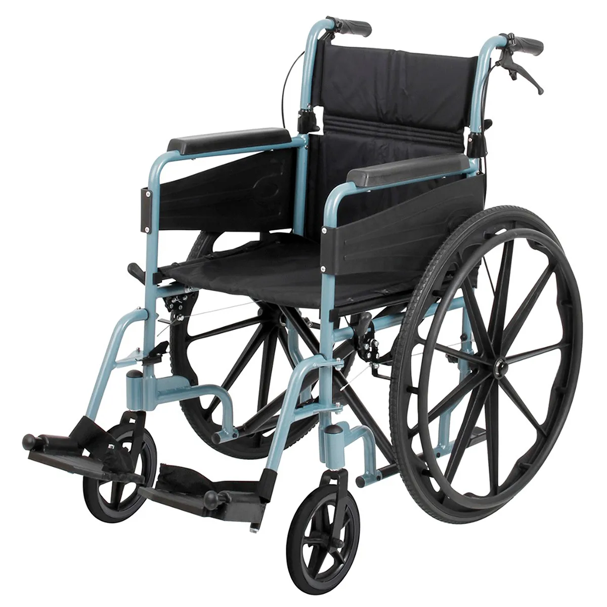 Escape Lite Self Propel Wheelchair in Silver Blue.jpg